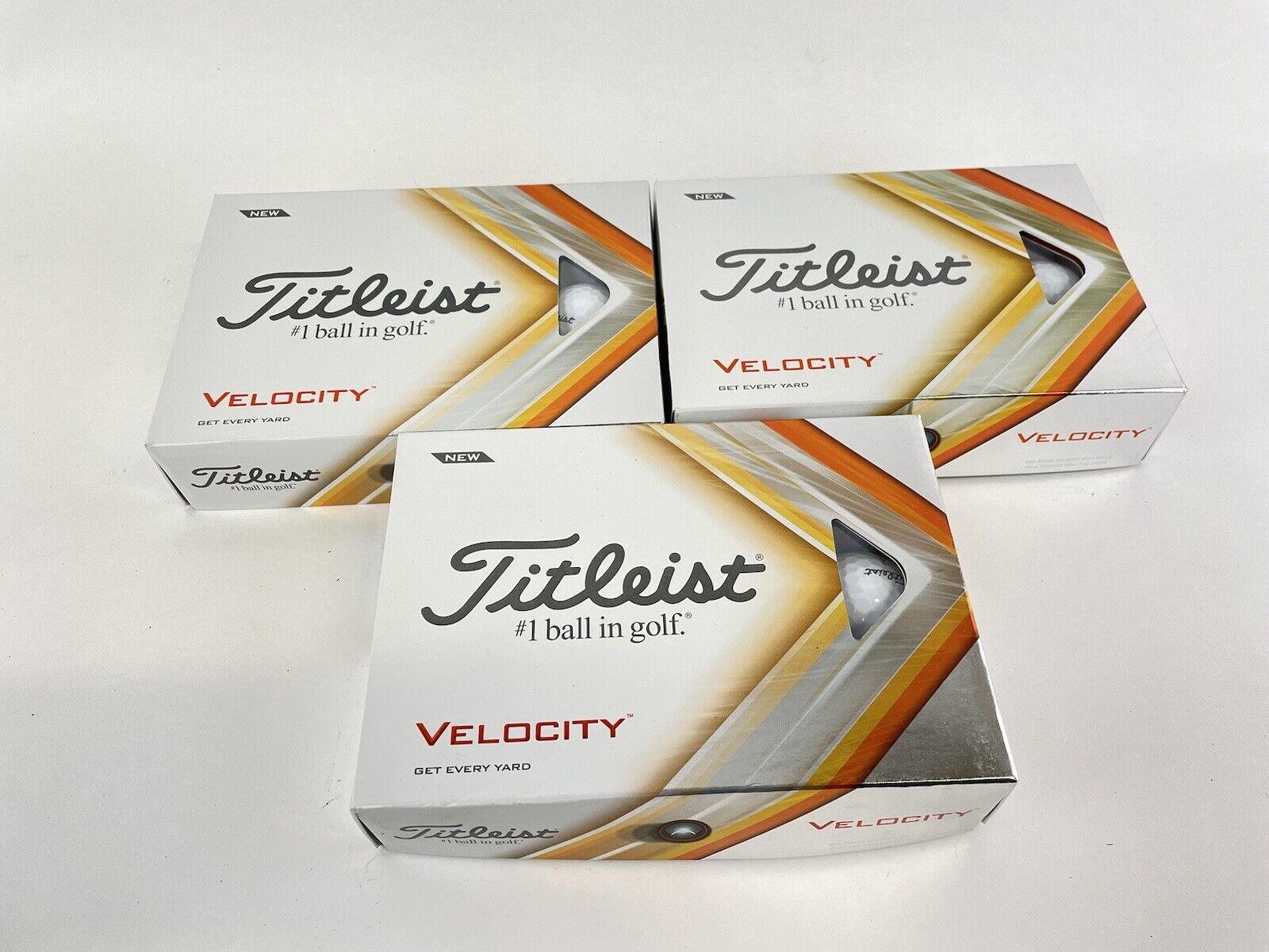 Titleist Velocity Golf Balls 3 Dozen (36) White /Brand New In Box